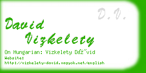 david vizkelety business card